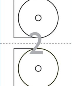Alternative view of CD/DVD labels permanent wit