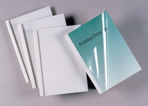 Thermische bindmappen wit 3mm - Afbeelding 2