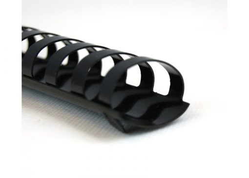 Plastic bindruggen 21-rings A4 - maat 38 ovaal - Afbeelding 4