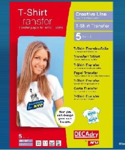 T-shirt Transfers Wit textiel DECAdry / Apli OCI4770