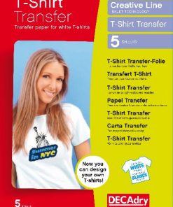 Alternative view of T-shirt Transfers Wit textiel DECAdry / Apli OCI4770